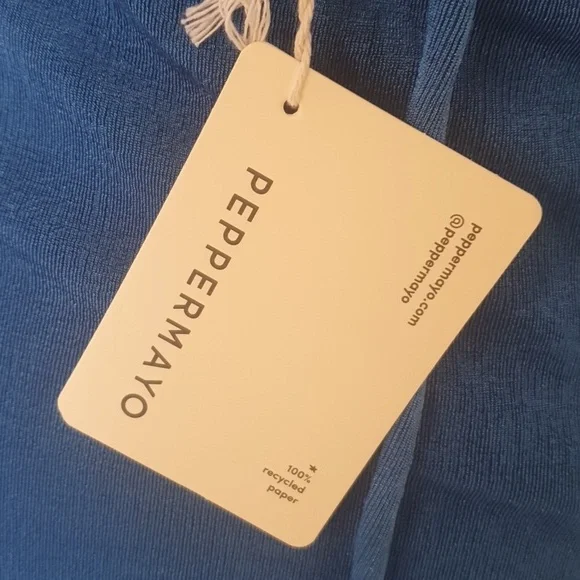 NEW Peppermayo Size 12 Cobalt Blue Stretch Dress - Picture 6 of 11